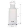 Sanle 60ml PE cylinder squeeze bottle with drop caps