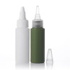 Sanle 35ml PE cylinder shampoo bottle with screw cap