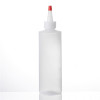 Sanle 200ml cylinder round HDPE plastic bottle with mist sprayer, lotion pump