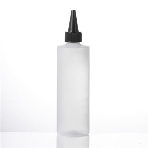 Sanle HDPE cylinder round 8 oz plastic bottles with trigger sprayer