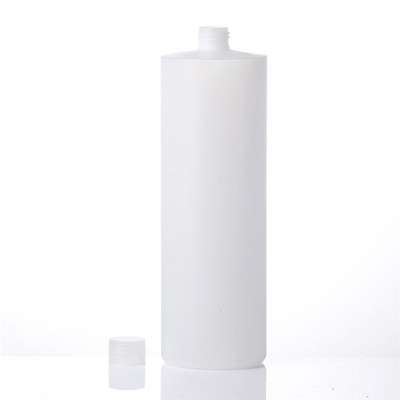 Sanle 1000ml cylinder round HDPE bottle with pump sprayers