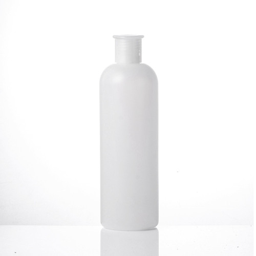 Sanle 500ml tall boston round nail polish remover HDPE plastic bottle with plug and screw cap