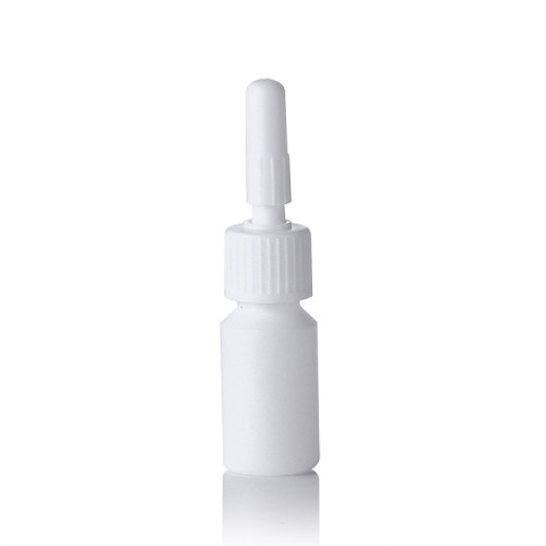 Sanle 10ml PE cylinder round glue bottle with long needle tip cap