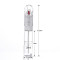 Sanle 17ml PET cylinder bottle car touch up pen with brush