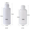 Sanle 30ml LDPE Squeeze empty plastic sample bottles with screw cap