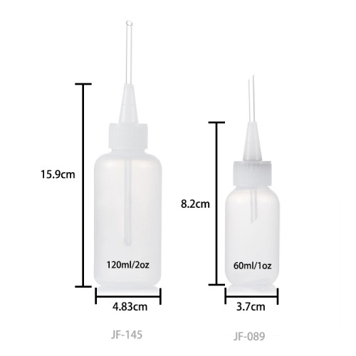 Sanle 60ml 2oz LDPE Squeeze Snuffer Bottle with Clear Tube