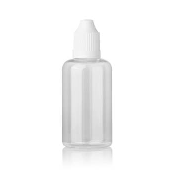 50ml PET squeeze bottles  Clear Plastic eLiquid Bottle Vape Juice Bottle with CRC Cap