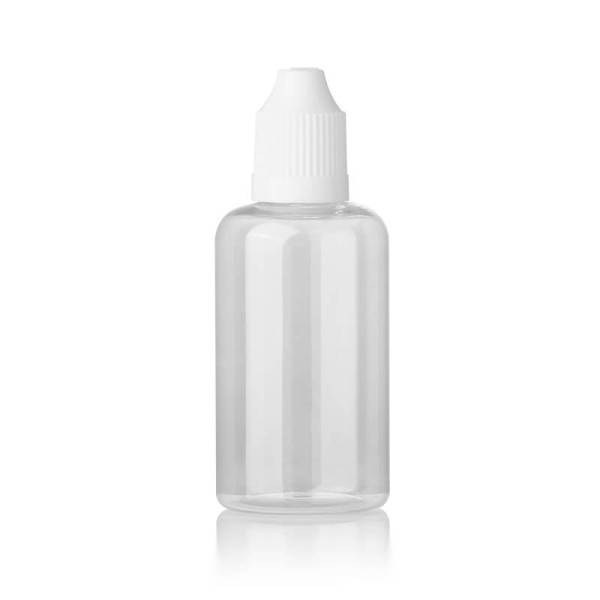 50ml PET squeeze bottles  Clear Plastic eLiquid Bottle with dropper tip crc Cap