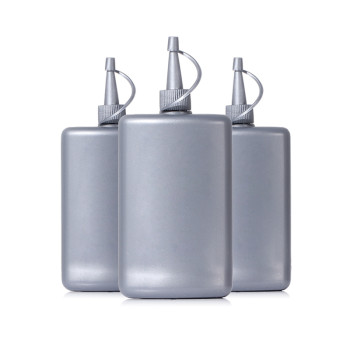 Custom 3oz 100ml HDPE plastic Bicycle Oil bottle for Lubricant,chain cleaner squeeze bottle with nozzle lid
