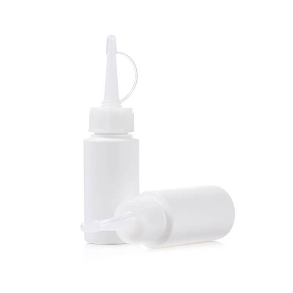 30ml 60ml LDPE HDPE engine oil bottle empty glue plastic squeeze bottle with nozzle for machine