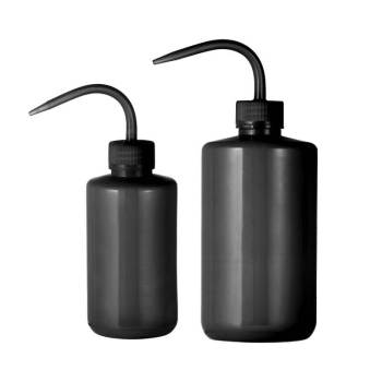 Sanle Custom Black 150ml 250ml 500ml 1000ml Plastic Squeeze Washing Tattoo Diffuser Rinse Bottles Squirt Bottle