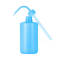 Sanle Custom Blue 150ml 250ml 500ml 1000ml Plastic Squeeze Bottle Tattoo Diffuser Rinse Bottles Wash Bottle