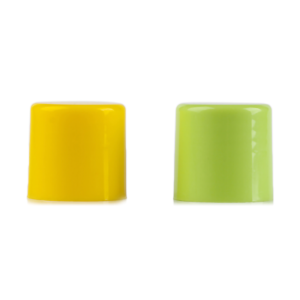 Green glossy PP plastic screw caps with 24-420 neck finish