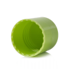 Green glossy PP plastic screw caps with 24-420 neck finish