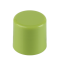 Green glossy PP plastic screw caps with 24-420 neck finish