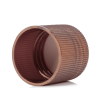 Brown PP plastic screw thread cap with 18-410 neck finish