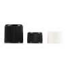 PP plastic black screw cap with 24-420 neck finish for regular replacement