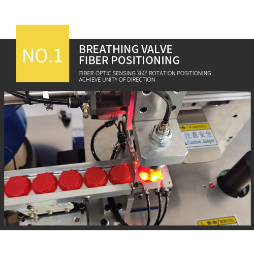 Semi-automatic ultrasonic circular crimping breathing valve machine