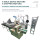 High speed double ultrasonic mask body flat mask machine with packaging machine