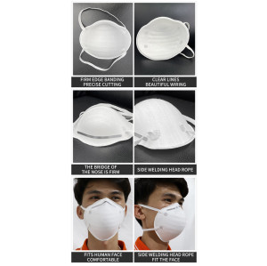 fully automatic 3Q cup-shape mask making machine headband cup type mask machine 12-15pcs/min