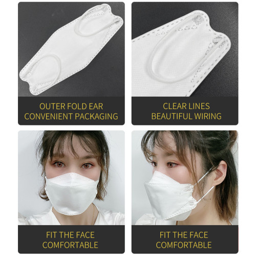 cheaper price fully automatic high-speed KF94 fish type mask making machine KF94 mask machine
