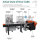 automatic 3ply disposable mask machine connect with automatic packing machine amd safe cover