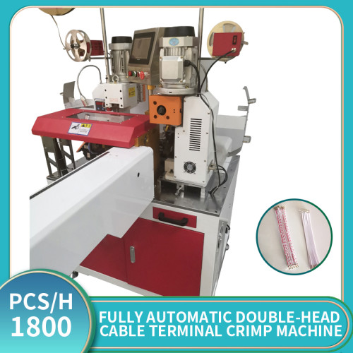TR-TC03 Fully Automatic Double Head Cable Terminal Crimping Machine