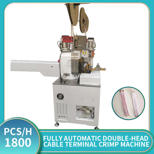TR-TC03 Fully Automatic Double Head Cable Terminal Crimping Machine