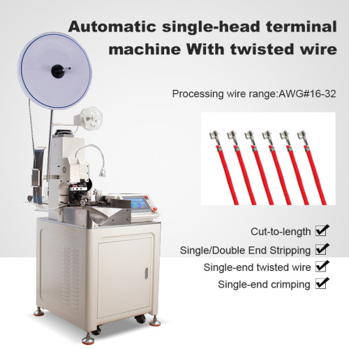 TR-DD03 Fully Automatic Single Head Terminal Machine with Twisting Function
