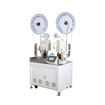 TR-DS05 Fully Automatic Double-head Pre-insulated Terminal Crimping Machine