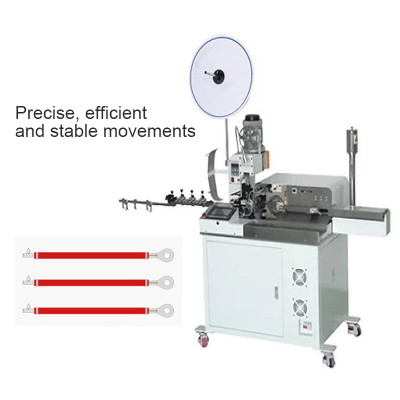 TR-DD01 Fully Automatic High-speed Cable Single-head Crimping Machine and Tin Dipping Machine