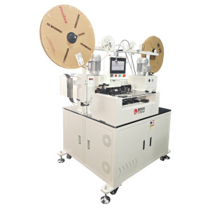TR-08Q Fully automatic high-speed cable double-head crimping machine and tin dipping machine