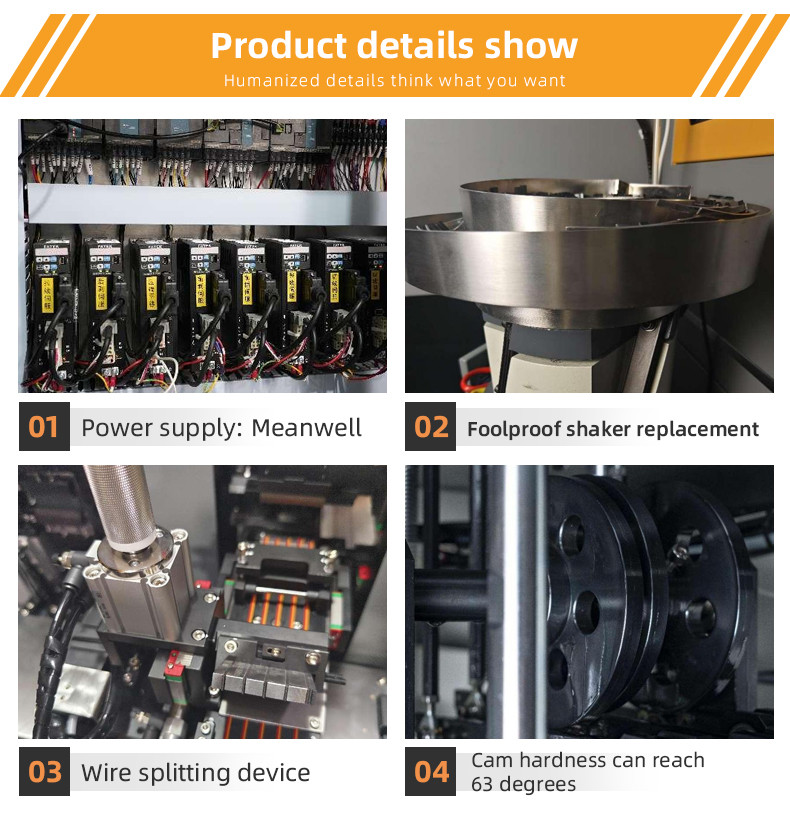 TR-JK1 Fully Automatic Terminal Crimping Insert the Plastic Shell Single End Tin Dipping Machine