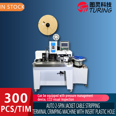 TR-HT01 Fully Automatic High-speed Double-head Insert Plastic Shell Tin Dipping Machine