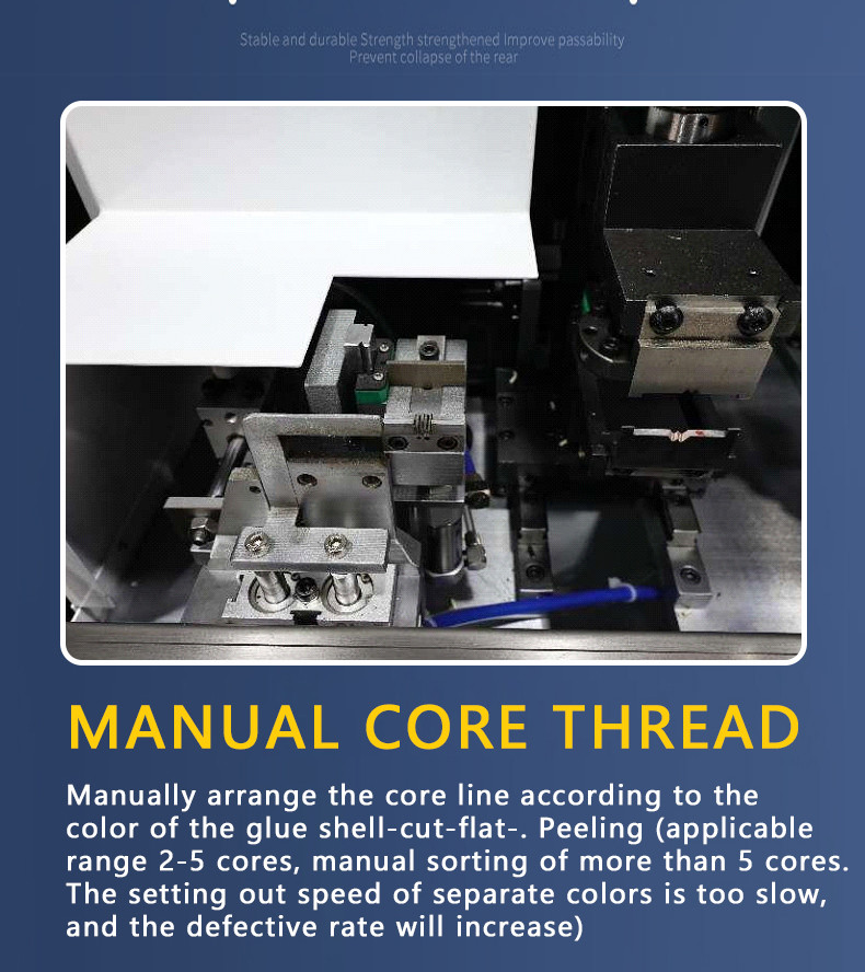 single end tin dipping inserting plastic shell terminal machine