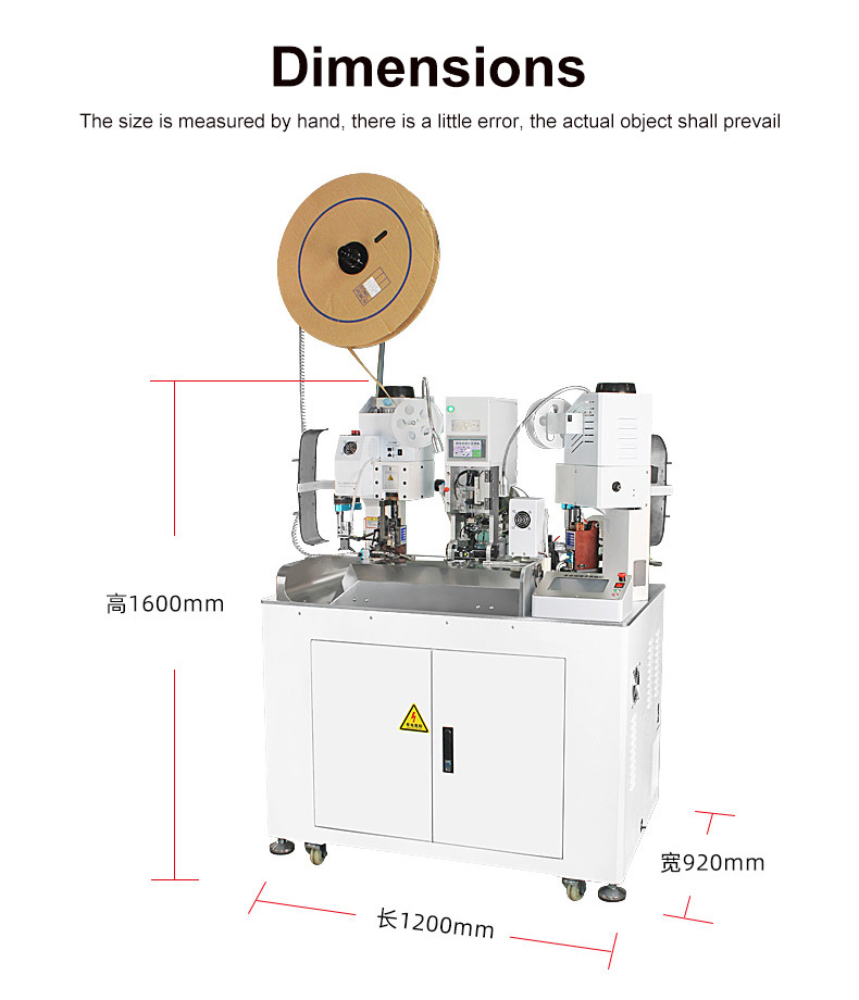 TR-01C Fully Automatic Double -end Terminal Singel-end insert Waterproof Bolt Terminal Machine