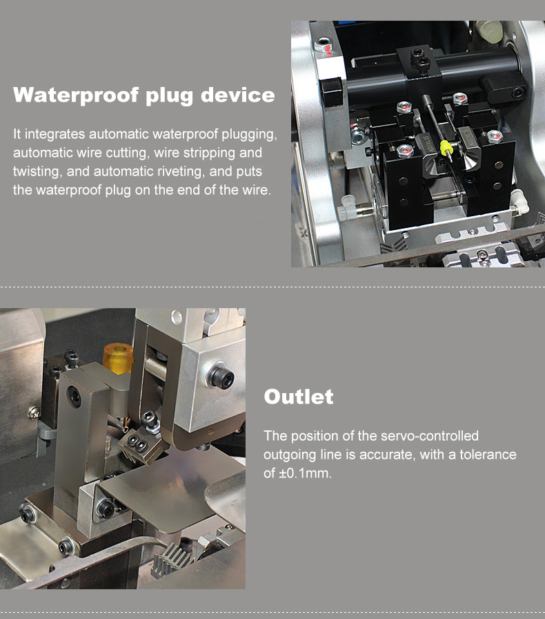 TR-01C Fully Automatic Double -end Terminal Singel-end insert Waterproof Bolt Terminal Machine