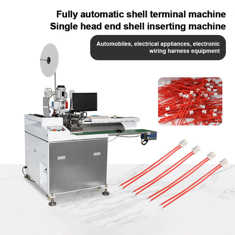 TR-07S Fully Automatic Insert Shell Terminal Crimping Machine with CCD ...