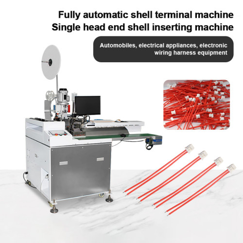 TR-07S Fully Automatic Insert Shell Terminal Crimping Machine with CCD visual inspection