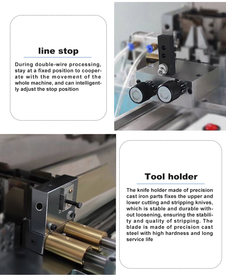 TR-50 Fully Automatic Multi-core Wire Stripping and Tinning Machine