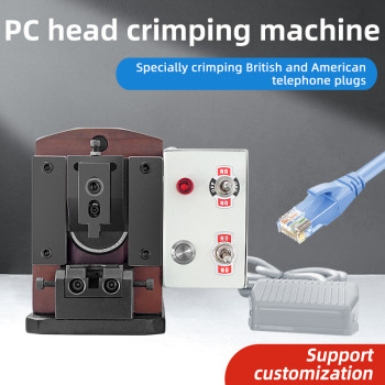 TR-DY22 Semi-Automatic PC RJ45 Cable Terminal Crimping Machine