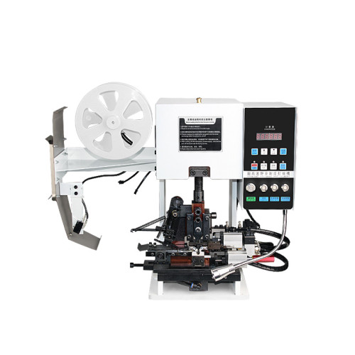 TR-HB15  Semi-Auto Button Type Horizontal Wire Stripping and Terminal Crimping Machine