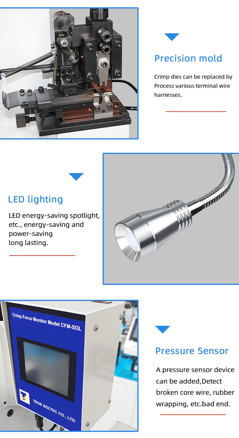 TR-DY22 Semi-Automatic PC Terminal Crimping Machine