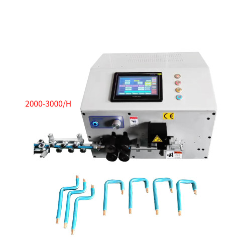 TR-508-25ZW  25 square two ends peeling computer wire stripping and bending machine