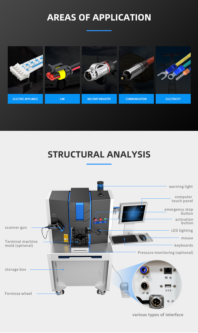 TR-SG4T Intelligent Servo Terminal Crimping Machine