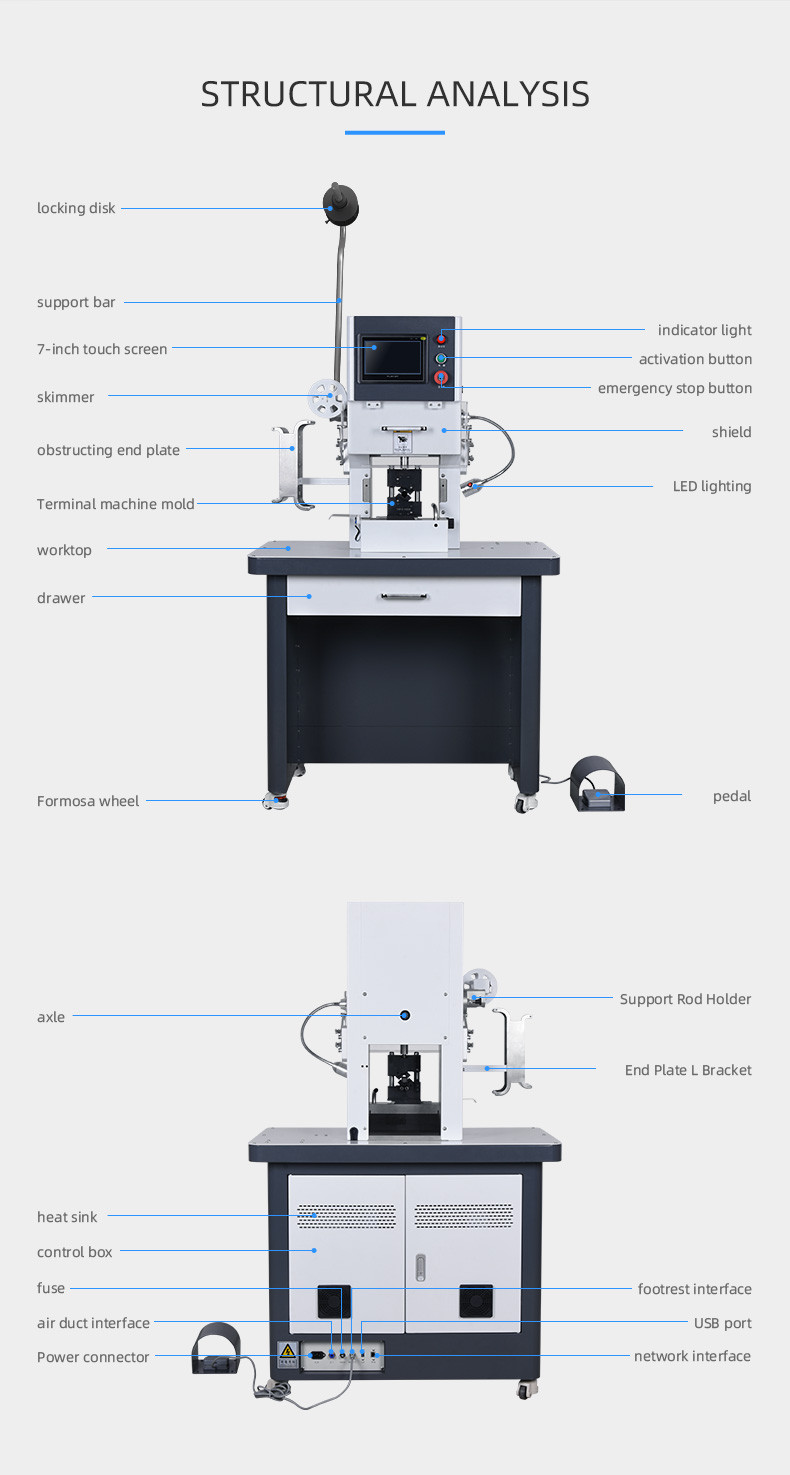 TR-SK4T CNC servo terminal crimping machine