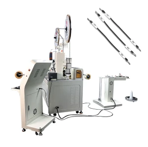 TR-DM04 Automatic Double-head Wire Stripping Cutting Wear Number Tube Type Terminal Crimping Machine