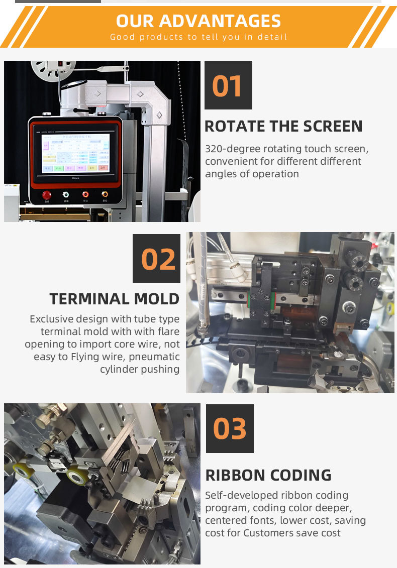 TR-DM04 automatic double-head wear number tube tube type terminal machine