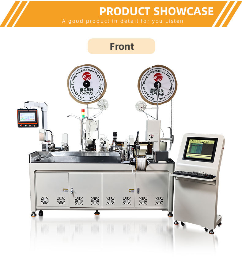 TR-DM04 automatic double-head wear number tube tube type terminal machine