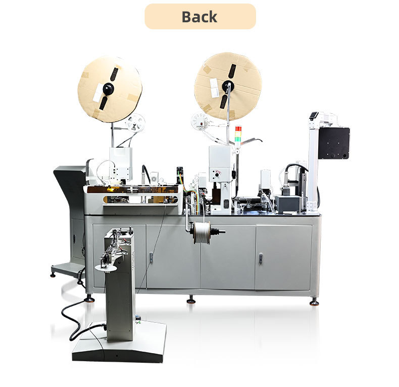 Wire cutting, single-end stripping, both-end stripping, both-end crimping, double-end crimping and baking number tube